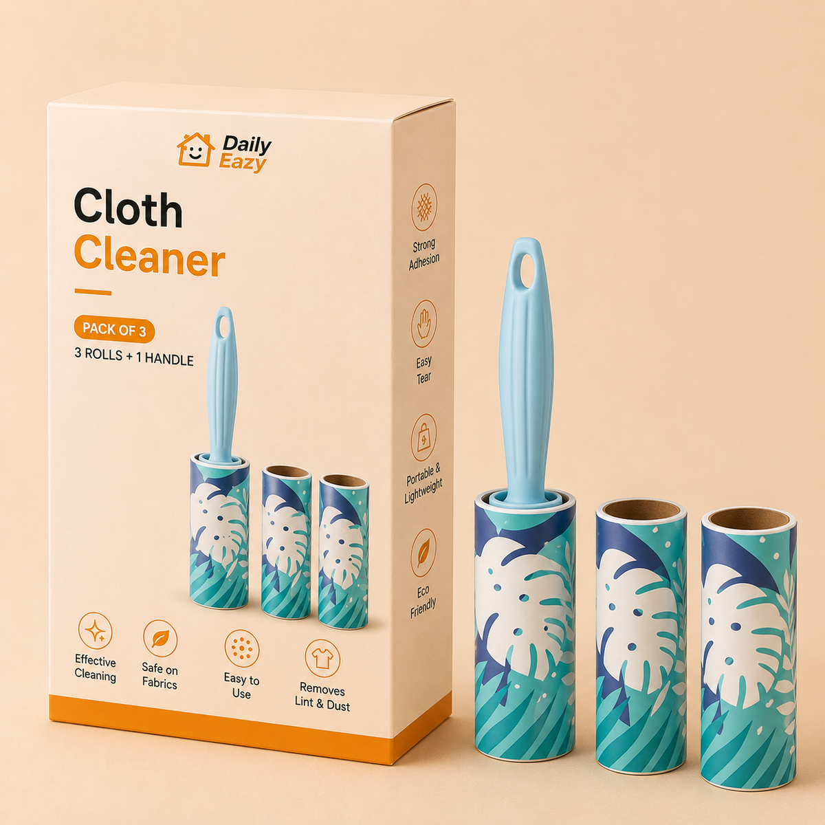 Cloth Cleaner (3 Rolls)